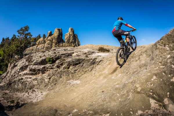 E-Mountainbike Fahrtechnik